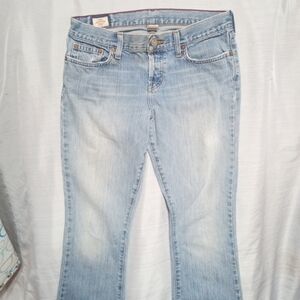 Abercrombie & Fitch Size 4R Button Fly 5 Pocket Jeans RN75654 Diy Fixer Upper